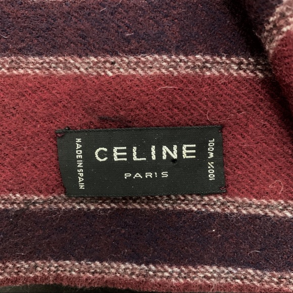 Vintage Celine Wool Scarf - Picture 2 of 2